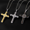 Crystal Cross Pendant Necklace