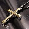 Crystal Cross Pendant Necklace