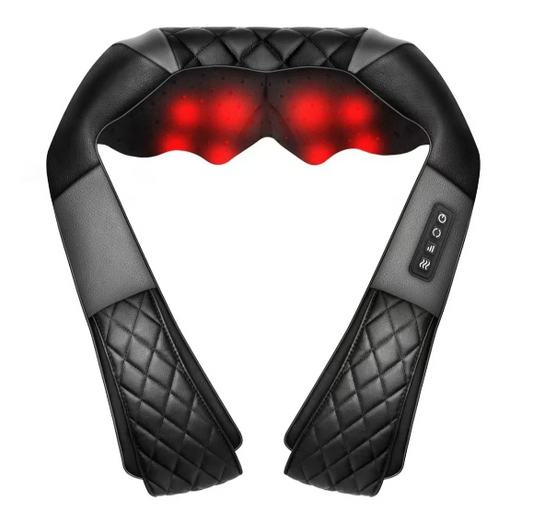 HeatWave Back & Waist Massager — Heat + Vibration Pain Relief Belt